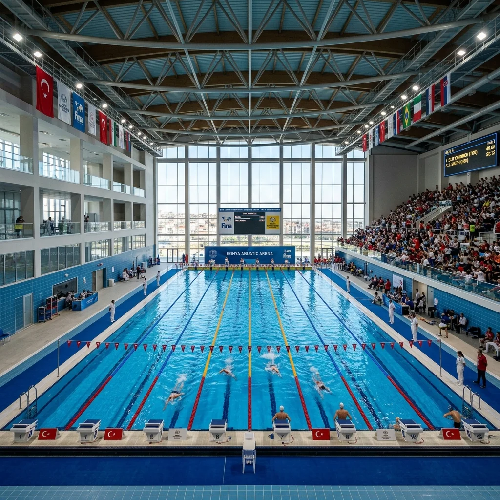 Konya Selçuklu Olimpik Havuz İnşaatı - 450m² Spor Kompleksi